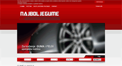 Desktop Screenshot of najboljegume.com